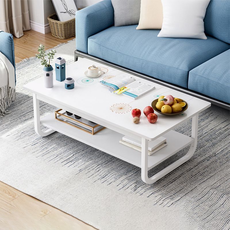 Contemporary Sled Cocktail Table Rectangle Single Coffee Table Clearhalo 'Coffee & Accent Tables' 'Coffee Tables' 'coffee_tables' 'furn' 'furn_coffee_tables' 'Furniture' 'Living Room Furniture' 1200x1200_05a351c6-a7a7-4ea2-9c39-e5ca1f6fd92f