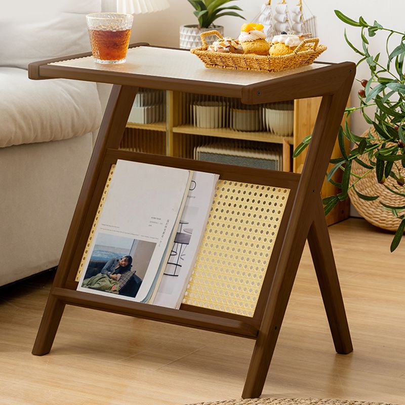 14" Wide Contemporary Corner Table Wood Storage Accent Side Table Clearhalo 'Coffee & Accent Tables' 'End & Side Tables' 'end_side_tables' 'furn' 'furn_end_side_tables' 'Furniture' 'Living Room Furniture' 1200x1200_05a383ba-de24-47fb-aa9b-ed336ef34256