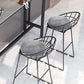 Marble Pub Table with Rectangle Table Top Double Pedestal Table - 41.3" H Clearhalo 'Bar Furniture' 'Bar Tables' 'bar_tables' 'furn' 'furn_bar_tables' 'Furniture' 'furniture_bar_tables' 'Kitchen & Dining Furniture' 1200x1200_05a4afeb-719c-45cb-8169-4585cd3fe7a1