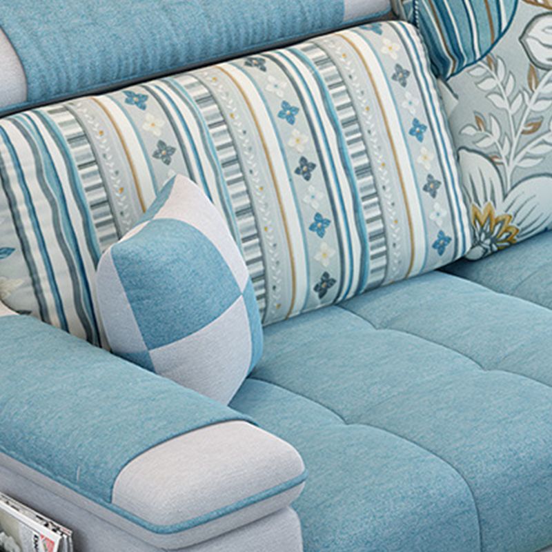 Moderne kussens kussen bovenarm woonkamer stof met opbergstoelen