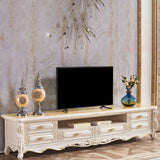 White Oak Media Console Contemporary Open Storage TV Console Clearhalo 'furn' 'furn_tv_stands_entertainment_centers' 'Furniture' 'Living Room Furniture' 'TV Stands & Entertainment Centers' 'TV Stands & Media Storage Furniture' 'tv_stands_entertainment_centers' 1200x1200_05a88479-11db-4378-bbf6-8cf08bdebcab