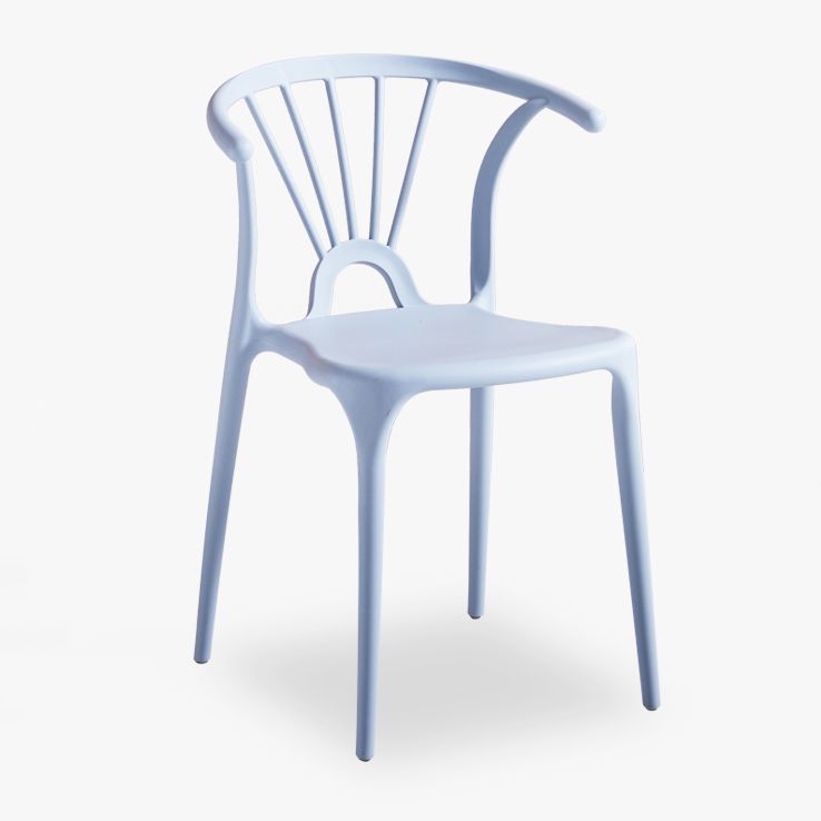 Modern Indoor-Outdoor Plastic Side Chair Armless Wishbone Stackable Chair Clearhalo ' kitchen&dining_furn' 'Dining Chairs' 'Dining Tables & Seating' 'dining_chair' 'furn' 'furn_dining_chair' 'Furniture' 'furniture_dining_chair' 'Kitchen & Dining Furniture' 'kitchen' 1200x1200_05aa2bc6-282d-4fc7-8d24-0fb152d025f2