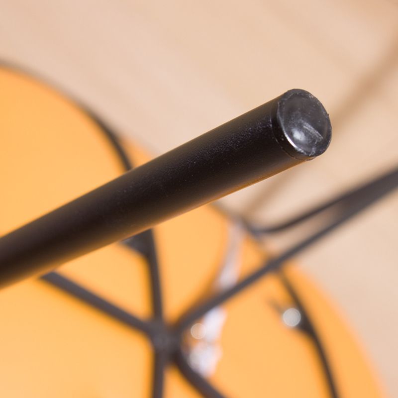 Industrial 23.6"Wide PU Leather Fixed Back Sponge Armless Chair