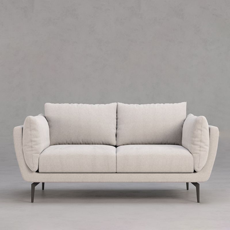 Mélange de coton Sofa moderne 33 "W canapé arrière pour le salon avec le bras de toit