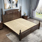 Victorian Ash Four Poster Bed Solid Color Walnut Poster Bed with Headboard Clearhalo 'Bedroom Furniture' 'Beds' 'furn' 'furn_beds' 'Furniture' 1200x1200_05af549b-21bf-4c60-97e5-3b2f7e2437ae