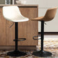 Industrial Metal Barstool Faux Leather Counter Stool for Home