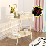 22,83 "Tavolo laterale superiore del vassoio alto Tavolo accento laterale con ruote