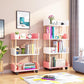 Contemporary Standard Shelf Bookcase Engineered Wood Vertical Bookcase