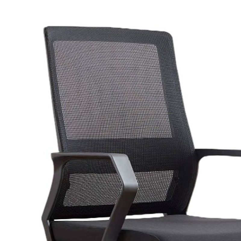 Mid Back Nylon Base Office Chair Rotatable Mesh Task Chair with Wheels Clearhalo 'furn' 'furn_office_chair' 'Furniture' 'Office Chairs' 'Office Furniture' 'office_chair' 1200x1200_05b4acca-c6cd-4f21-a00f-86cfc0c3f127