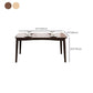 Rectangle Wood Dining Table Contemporary Dinner Table with 4 Legs Clearhalo 'Dining Tables & Seating' 'Dining Tables' 'dining_table' 'furn' 'furn_dining_table' 'Furniture' 'Kitchen & Dining Furniture' 1200x1200_05b4ebc9-ad67-40f2-b59e-443fc797049b