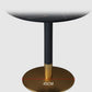 Mesa de comedor redonda Escritorio con base de pedestal de lujo de piedra sinterizada