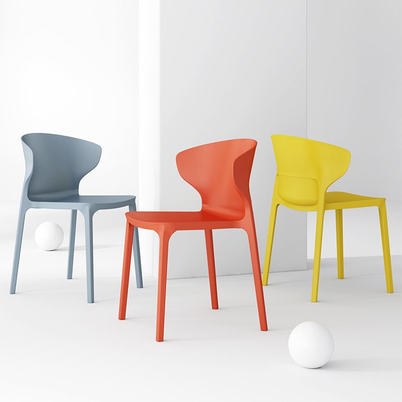 Modern Plastic Indoor Chair 35"H Wingback Side Dining Chair for Restaurant Clearhalo ' kitchen&dining_furn' 'Dining Chairs' 'Dining Tables & Seating' 'dining_chair' 'furn' 'furn_dining_chair' 'Furniture' 'furniture_dining_chair' 'Kitchen & Dining Furniture' 'kitchen' 1200x1200_05b8fc45-b870-434f-8891-ac1b4dd31445