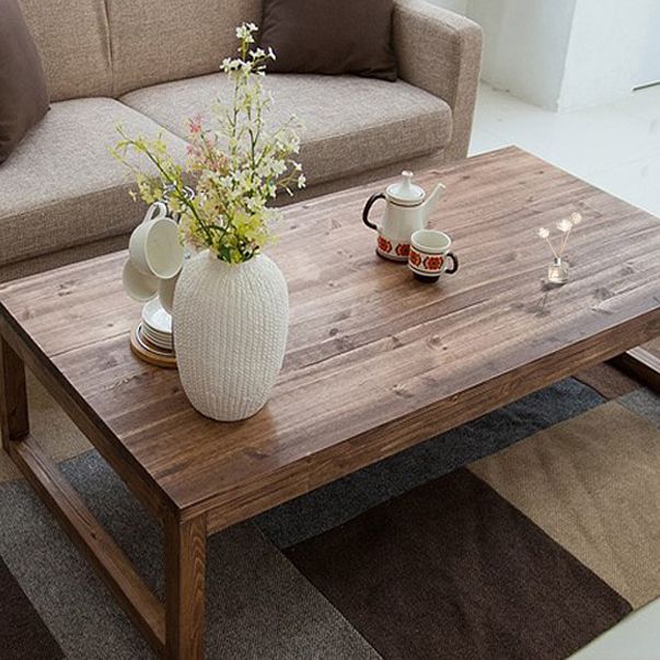 Sled Single Coffee Table Solid Wood Modern Rectangular Cocktail Table Clearhalo 'Coffee & Accent Tables' 'Coffee Tables' 'coffee_tables' 'furn' 'furn_coffee_tables' 'Furniture' 'furniture_coffee_tables' 'Living Room Furniture' 1200x1200_05bbbef1-da99-44f7-9012-b87e08f90342