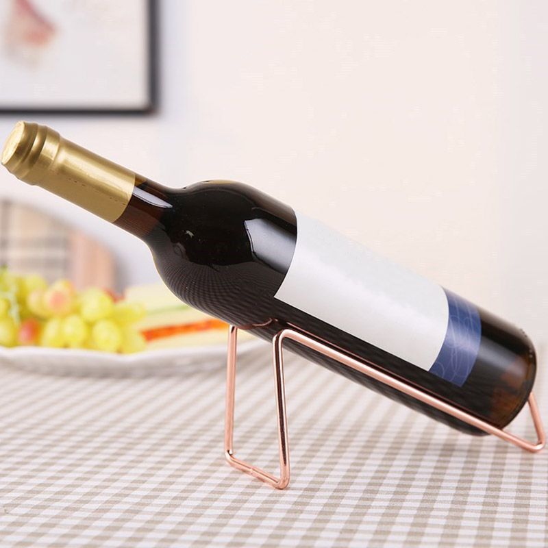 Contemporary Metal Wine Rack Bottle Countertop Bottle Holder for Kitchen Clearhalo 'furn' 'furn_wine_racks' 'Furniture' 'Kitchen & Dining Furniture' 'Wine Racks' 'wine_racks' 1200x1200_05bcba5c-1b3e-49f5-b7ad-a9376a9d0942