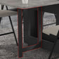 Contemporary Style Folding Dining Table Rectangle Table for Home Clearhalo ' dining_table' 'Dining Tables & Seating' 'Dining Tables' 'furn' 'furn_dining_table' 'Furniture' 'furniture_dining_table' 'Kitchen & Dining Furniture' 'kitchen&dining_furn' 'kitchen' 'kitchen_dining_table' 1200x1200_05be6b75-3ef6-45b7-81ab-3357d54547cc