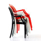 Scandinavian Plastic Dining Arm Chair Open Back Side Chair for Home Use Clearhalo ' kitchen&dining_furn' 'Dining Chairs' 'Dining Tables & Seating' 'dining_chair' 'furn' 'furn_dining_chair' 'Furniture' 'furniture_dining_chair' 'Kitchen & Dining Furniture' 'kitchen' 1200x1200_05beb0c8-d730-4d50-8f97-ff4d7f056a9b