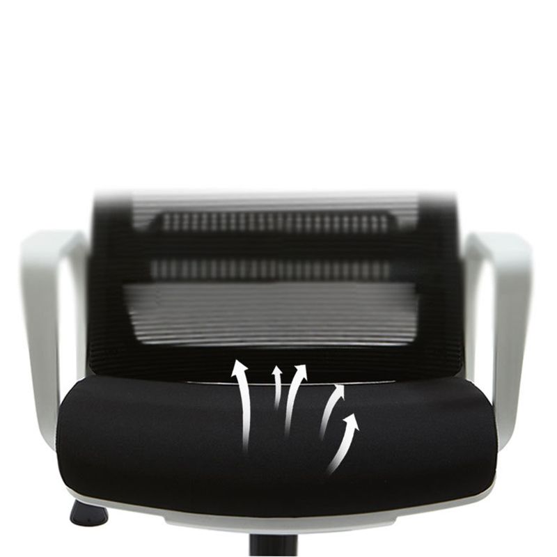 Contemporary Arm Chair Fixed Arms Mid-back Breathable Air Grid Office Chair Clearhalo 'furn' 'furn_office_chair' 'Furniture' 'Office Chairs' 'Office Furniture' 'office_chair' 1200x1200_05c0d67c-4ffb-484e-bc3c-348ec9cb5bef