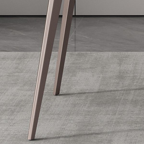 Rectangle 4 Legs Dining Table Modern Sintered Stone Dining Room Table Clearhalo 'Dining Tables & Seating' 'Dining Tables' 'dining_table' 'furn' 'furn_dining_table' 'Furniture' 'Kitchen & Dining Furniture' 1200x1200_05c12fa3-1afb-4a60-b96e-ad7e1964dcda