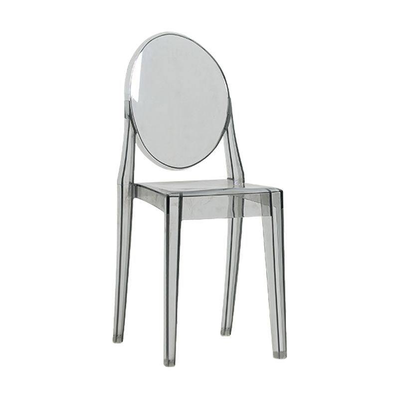 Acrylic Modern Indoor-Outdoor Side Chair Home Open Back Dining Side Chair Clearhalo ' kitchen&dining_furn' 'Dining Chairs' 'Dining Tables & Seating' 'dining_chair' 'furn' 'furn_dining_chair' 'Furniture' 'furniture_dining_chair' 'Kitchen & Dining Furniture' 'kitchen' 1200x1200_05c3ee19-2966-4393-a9ee-b301d8141dce