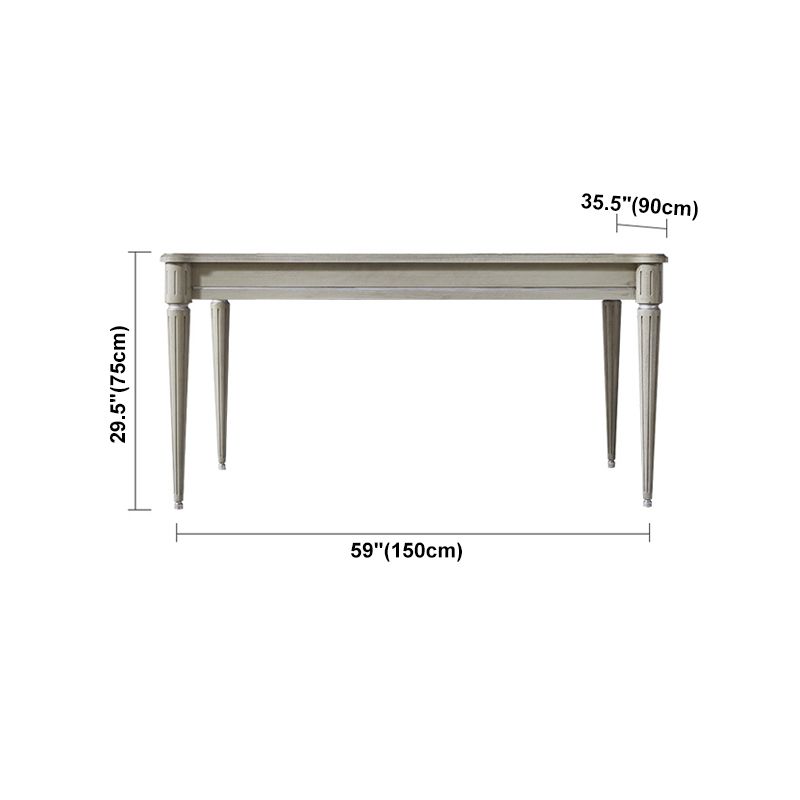 Traditional Luxury Dining Table Rectangle Solid Wood Dining Table with 4 Legs Clearhalo ' dining_table' 'Dining Tables & Seating' 'Dining Tables' 'furn' 'furn_dining_table' 'Furniture' 'furniture_dining_table' 'Kitchen & Dining Furniture' 'kitchen&dining_furn' 'kitchen' 'kitchen_dining_table' 1200x1200_05c4aca0-51c7-422a-ba69-d4ca6d6fe9cd