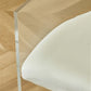 Modern Simple Arm stoel Plastic frame Dineerstoel voor woonkamer
