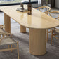 Contemporary Free Form Dining Table Solid Wood Dining Table for Dining Room Clearhalo 'Dining Tables & Seating' 'Dining Tables' 'dining_table' 'furn' 'furn_dining_table' 'Furniture' 'Kitchen & Dining Furniture' 1200x1200_05c6224a-f7b5-4af0-9b93-e6ba75df26e1