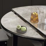 Round Sintered Stone Dining Table Modern Extendable Furniture with 4 Legs for Apartment Clearhalo 'Dining Tables & Seating' 'Dining Tables' 'dining_table' 'furn' 'furn_dining_table' 'Furniture' 'Kitchen & Dining Furniture' 1200x1200_05c82a8c-881f-458b-a802-58162acd094a