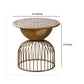 Rustic Iron Pedestal Round Wood Top Coffee Table - Distressed Surface Treatment Clearhalo 'Coffee & Accent Tables' 'Coffee Tables' 'coffee_tables' 'furn' 'furn_coffee_tables' 'Furniture' 'Living Room Furniture' 1200x1200_05c87554-e16f-4ac1-801c-c34d0b37c464