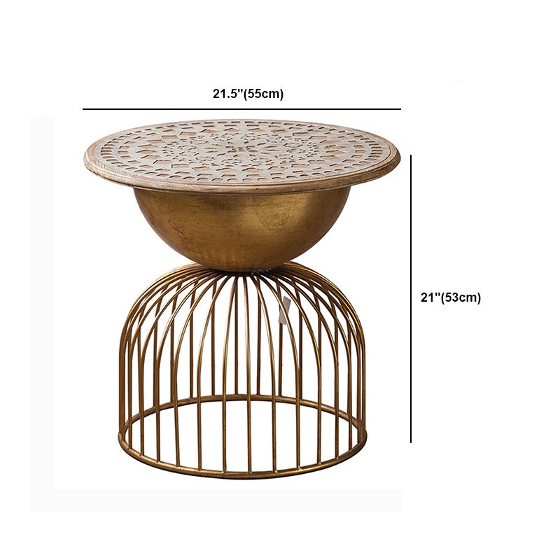 Rustic Iron Pedestal Round Wood Top Coffee Table - Distressed Surface Treatment Clearhalo 'Coffee & Accent Tables' 'Coffee Tables' 'coffee_tables' 'furn' 'furn_coffee_tables' 'Furniture' 'Living Room Furniture' 1200x1200_05c87554-e16f-4ac1-801c-c34d0b37c464