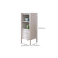 Contemporary Metal China Cabinet Glass Doors Hutch Cabinet for Living Room