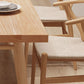 Modern Solid Wood Dining Room Collection Rectangle Tripod Dining Table in Natural Clearhalo 'Dining Tables & Seating' 'Dining Tables' 'dining_table' 'furn' 'furn_dining_table' 'Furniture' 'furniture_dining_table' 'Kitchen & Dining Furniture' 'kitchen' 'kitchen_dining_table' 1200x1200_05ccc2d2-eea8-4e15-a978-f595a6b6a22c