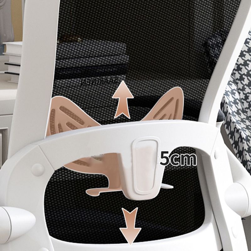 Meccanismo di inclinazione della sedia a braccia rimovibile nessuna sedia ergonomica angosciante senza ruote