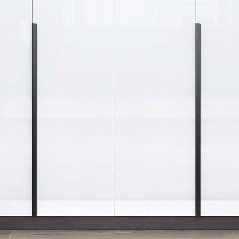 Coupe de tissu moderne en bois blanc inclus le placard de garde-robe pour la maison