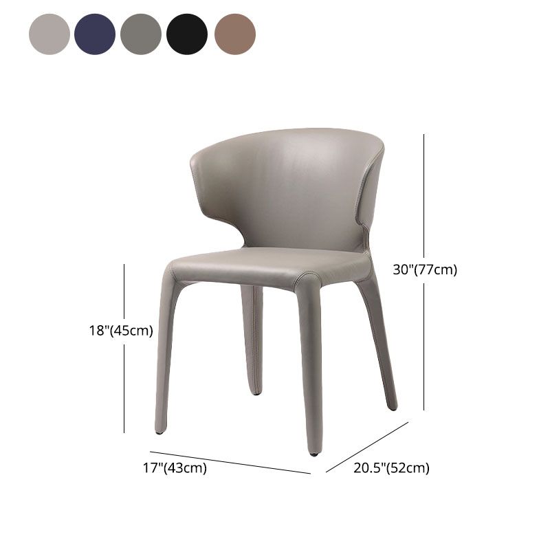 Contemporary Faux Leather Dining Chair Metal Dining Chairs for Restaurant Use Clearhalo ' kitchen&dining_furn' 'Dining Chairs' 'Dining Tables & Seating' 'dining_chair' 'furn' 'furn_dining_chair' 'Furniture' 'furniture_dining_chair' 'Kitchen & Dining Furniture' 'kitchen' 1200x1200_05d07961-26b7-470e-b165-3aae01d58b3e