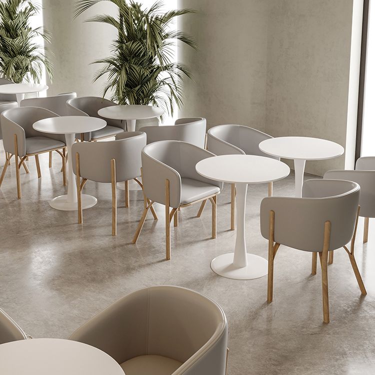 キッチン用のモダンな丸いダイニングテーブルセット1/3ピースダイニングセット