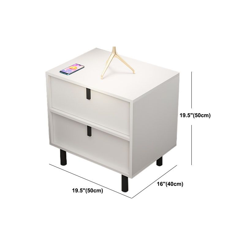 Modern Solid Wood Nightstand Legs Included Bedside Cabinet with 2 Drawers Clearhalo 'Bedroom Furniture' 'furn' 'furn_night_stand' 'Furniture' 'night_stand' 'Nightstands' 1200x1200_05d1dbf6-aeda-4ade-88f5-a435480014ab