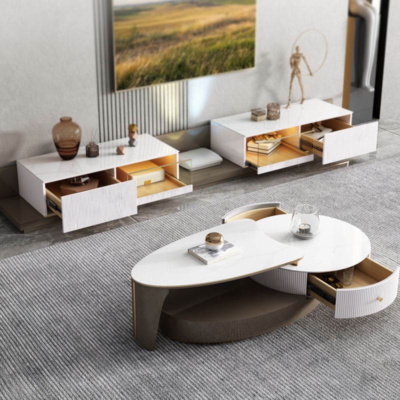 Modern TV Media Stand Stone TV Media Console for Living Room Clearhalo 'furn' 'furn_tv_stands_entertainment_centers' 'Furniture' 'Living Room Furniture' 'TV Stands & Entertainment Centers' 'TV Stands & Media Storage Furniture' 'tv_stands_entertainment_centers' 1200x1200_05d23df7-0d28-4a7b-9dbc-4d0dafc770f9