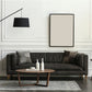 Cross Legs Coffee Table Brone Solid Wood Round Coffee Tables