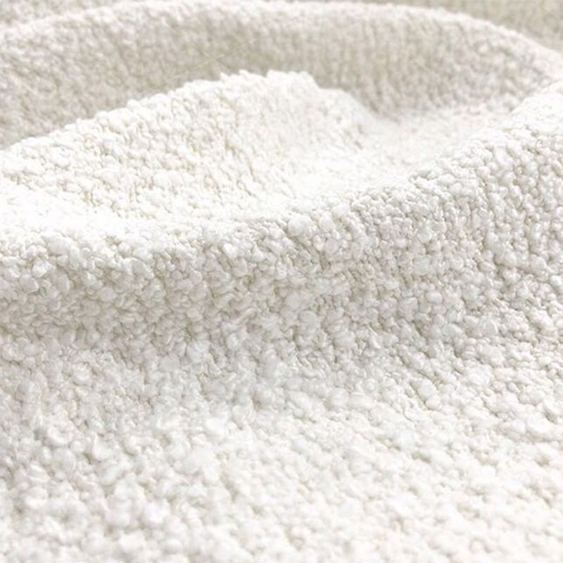 Nordic Tuxedo Arm Living Room Curved Loveseat Faux Leather/Fabric Seating