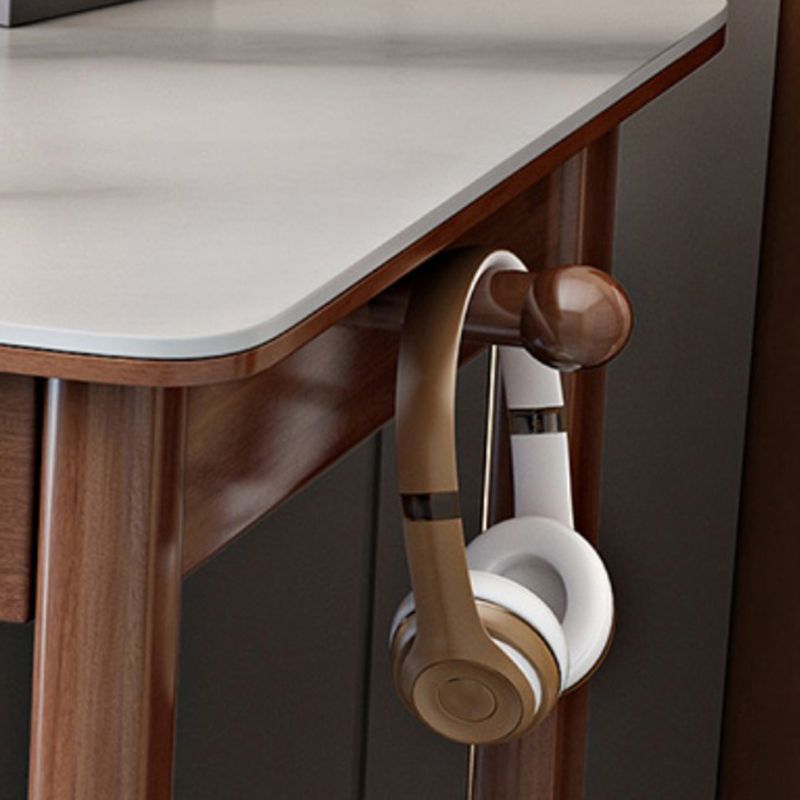 Tabella della conferenza della scrivania per ufficio a forma di rettangolare 4 gambe scriveri di scrittura per casa