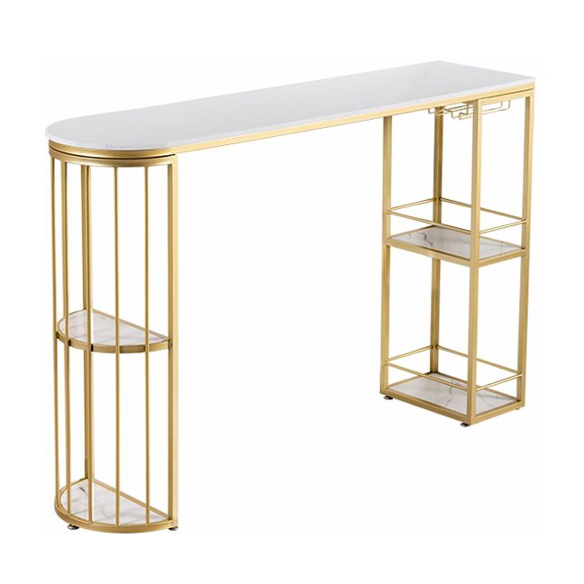 Moderno 1/3 pezzi da bar set tavolino in pietra con sgabelli alti per soggiorno