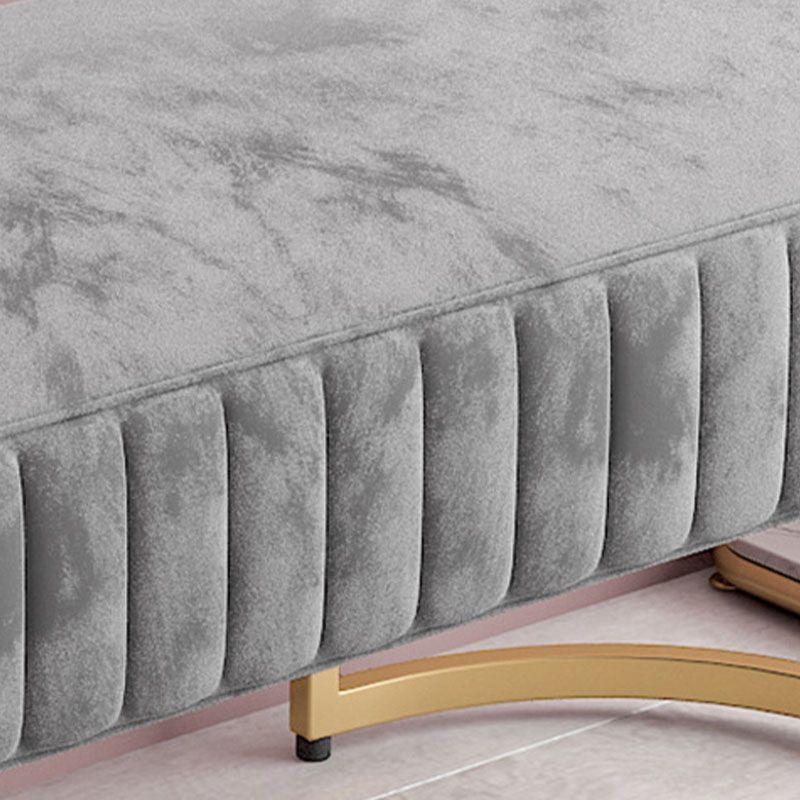 Glam 15 "W Sitzbänke Feste Farbe gepolsterte Eingangs- und Schlafzimmerbank
