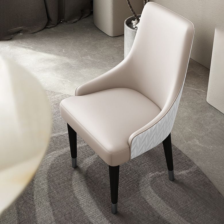 Eigentijdse stoelen stoelen arm eetstoelen met houten benen voor keuken