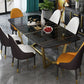Traditional Luxury Rectangle Dining Room Table Sintered Stone Table with Trestle Base Clearhalo ' dining_table' 'Dining Tables & Seating' 'Dining Tables' 'furn' 'furn_dining_table' 'Furniture' 'furniture_dining_table' 'Kitchen & Dining Furniture' 'kitchen&dining_furn' 'kitchen' 'kitchen_dining_table' 1200x1200_05e13c15-63d4-42a0-a64b-462d03bff5eb