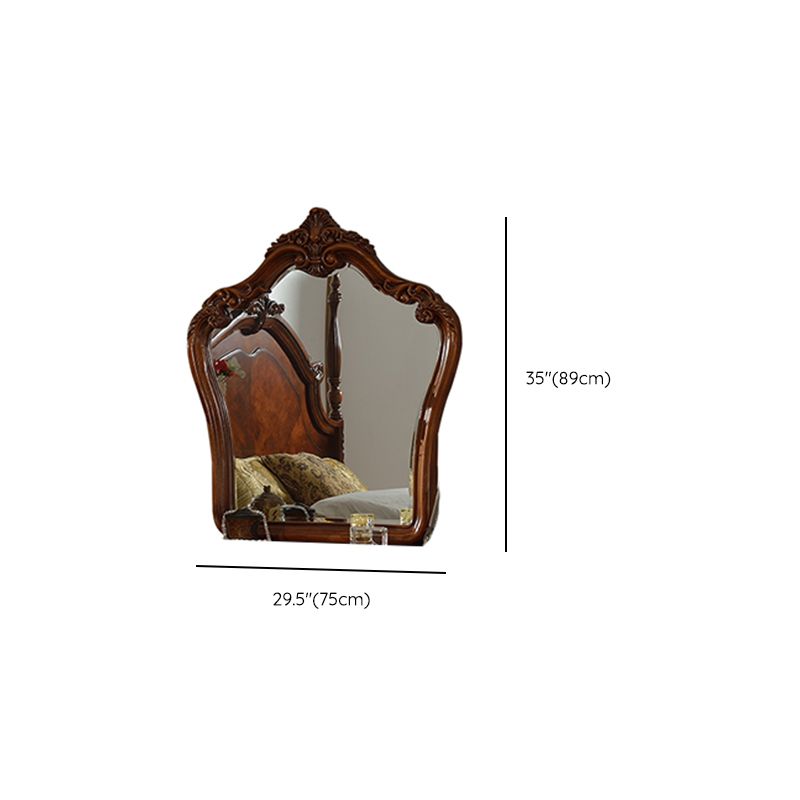 3-Piece Standing Brown Vanity Dressing Table Set with Makeup Table and Stool Clearhalo 'Bedroom Furniture' 'furn' 'furn_makeup_vanities' 'Furniture' 'Makeup Vanities' 'makeup_vanities' 1200x1200_05e3259e-ef05-48d8-bb5d-dca1f24dc0bd