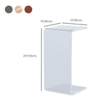 11.81" Wide Plastic Side End Table Abstract Sofa Side Accent Table Clearhalo 'Coffee & Accent Tables' 'End & Side Tables' 'end_side_tables' 'furn' 'furn_end_side_tables' 'Furniture' 'Living Room Furniture' 1200x1200_05e488cb-1faa-452b-b02d-7c00574179d6