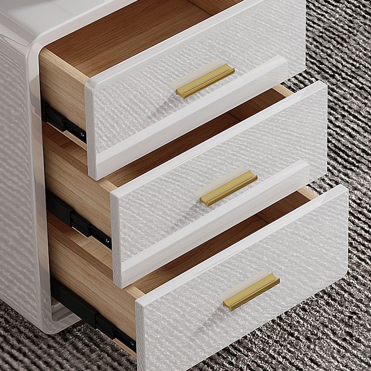 Modern Glass Office Working Table Rectangle Writing Desk with Drawers Clearhalo 'furn' 'furn_office_desk' 'Furniture' 'Office Desks' 'Office Furniture' 'office_desk' 1200x1200_05e499af-7fe8-4b5f-8ca8-5332a2c12783