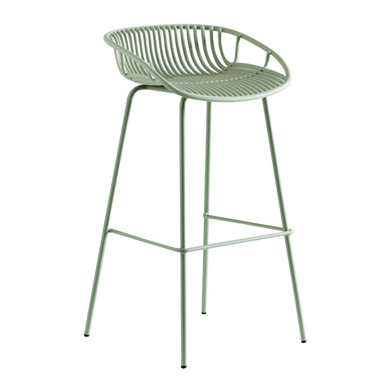 Modern Style Bar-stool Metal Counter Bar Stool with Metal Legs for Kitchen Clearhalo 'Bar Furniture' 'Bar Stools' 'bar_stools' 'furn' 'furn_bar_stools' 'Furniture' 'furniture_bar_stools' 'Kitchen & Dining Furniture' 1200x1200_05e52bf9-ede9-4a1b-a8ea-43c3328cd20d