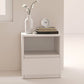 Modern White/Natural Chest with Wooden Drawers Rectangle Chest Clearhalo 'Cabinets & Chests' 'cabinets_chests' 'furn' 'furn_cabinets_chests' 'Furniture' 'Living Room Furniture' 1200x1200_05e6d6c7-24d3-436b-9b51-00694b701471
