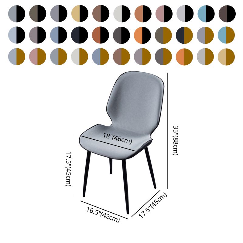 Scandinavian Conference Room Side Chair Matte Upholstered Finish Parsons Dining Chairs Clearhalo ' kitchen&dining_furn' 'Dining Chairs' 'Dining Tables & Seating' 'dining_chair' 'furn' 'furn_dining_chair' 'Furniture' 'furniture_dining_chair' 'Kitchen & Dining Furniture' 'kitchen' 1200x1200_05e852e7-557d-4a75-955c-ce4b7c9a5a09